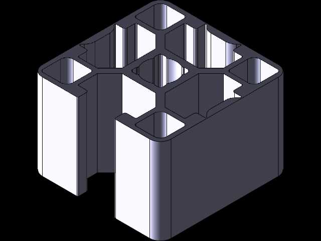 Alum��nio Perfils Convento de Alum��nio 30x30