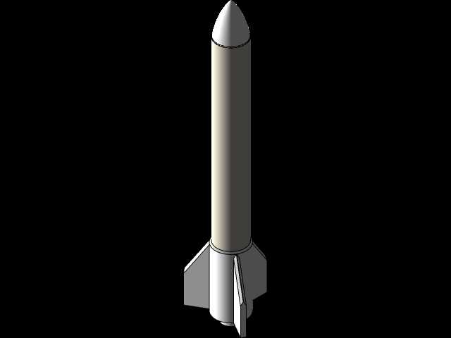 ABS 3D打印模型火箭