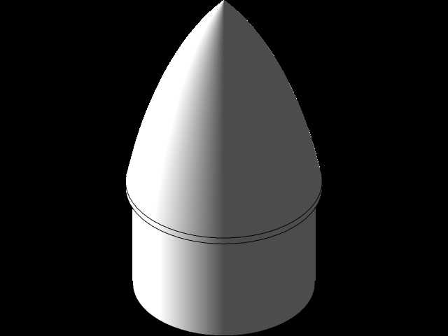ABS 3D打印模型火箭