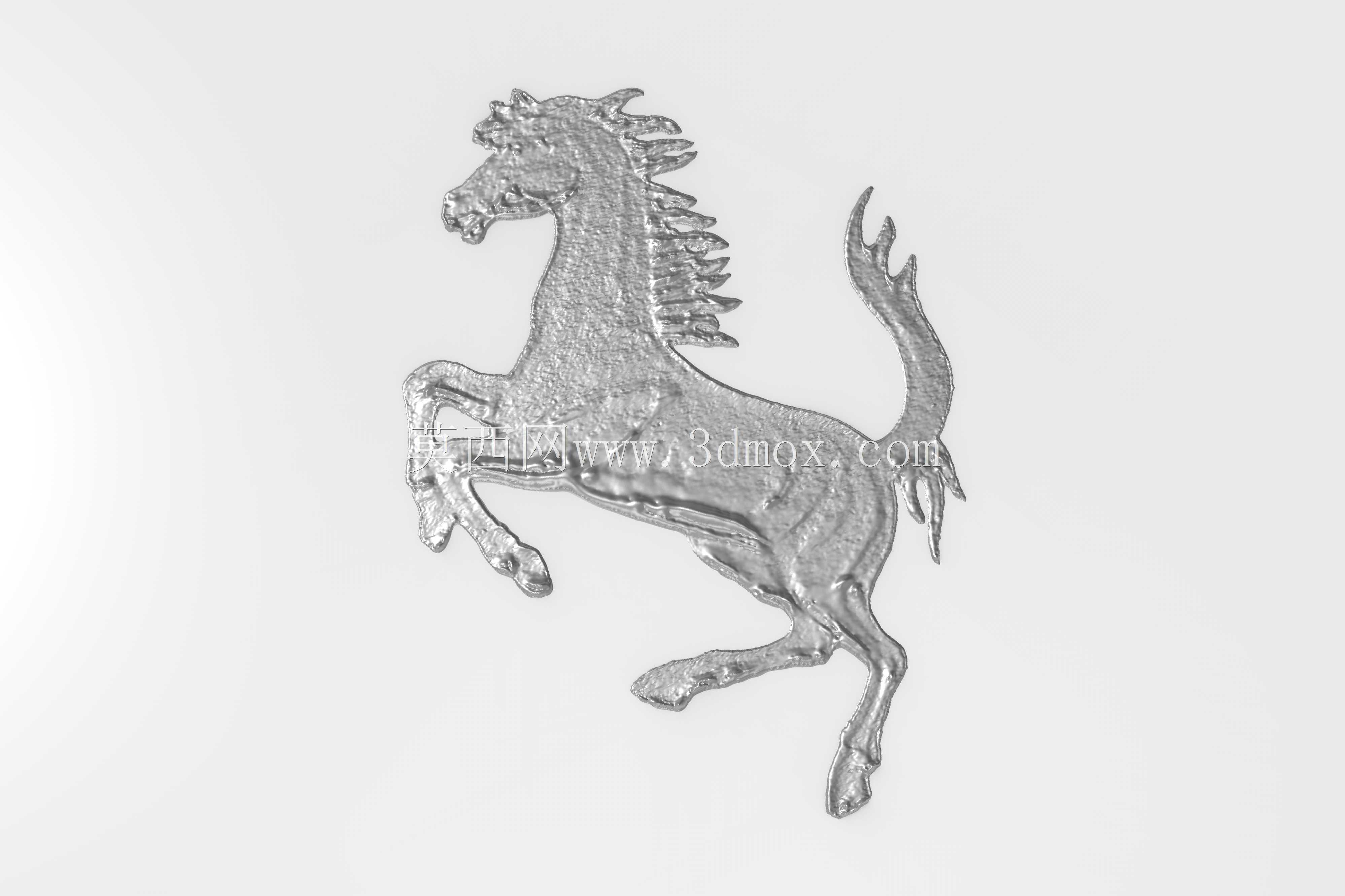 Ferarri压花3D标志