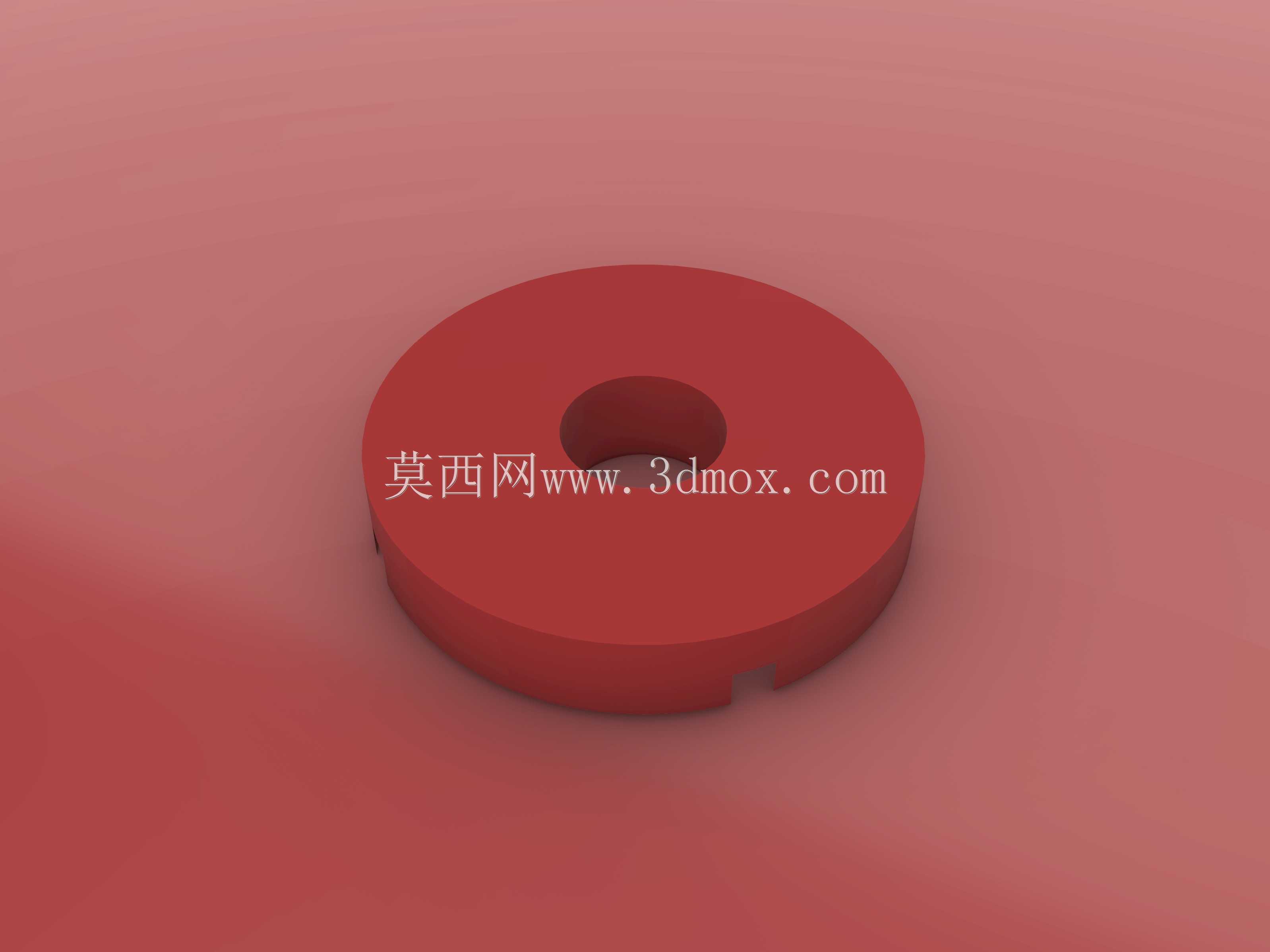 乐高圆形瓷砖-2X2带孔