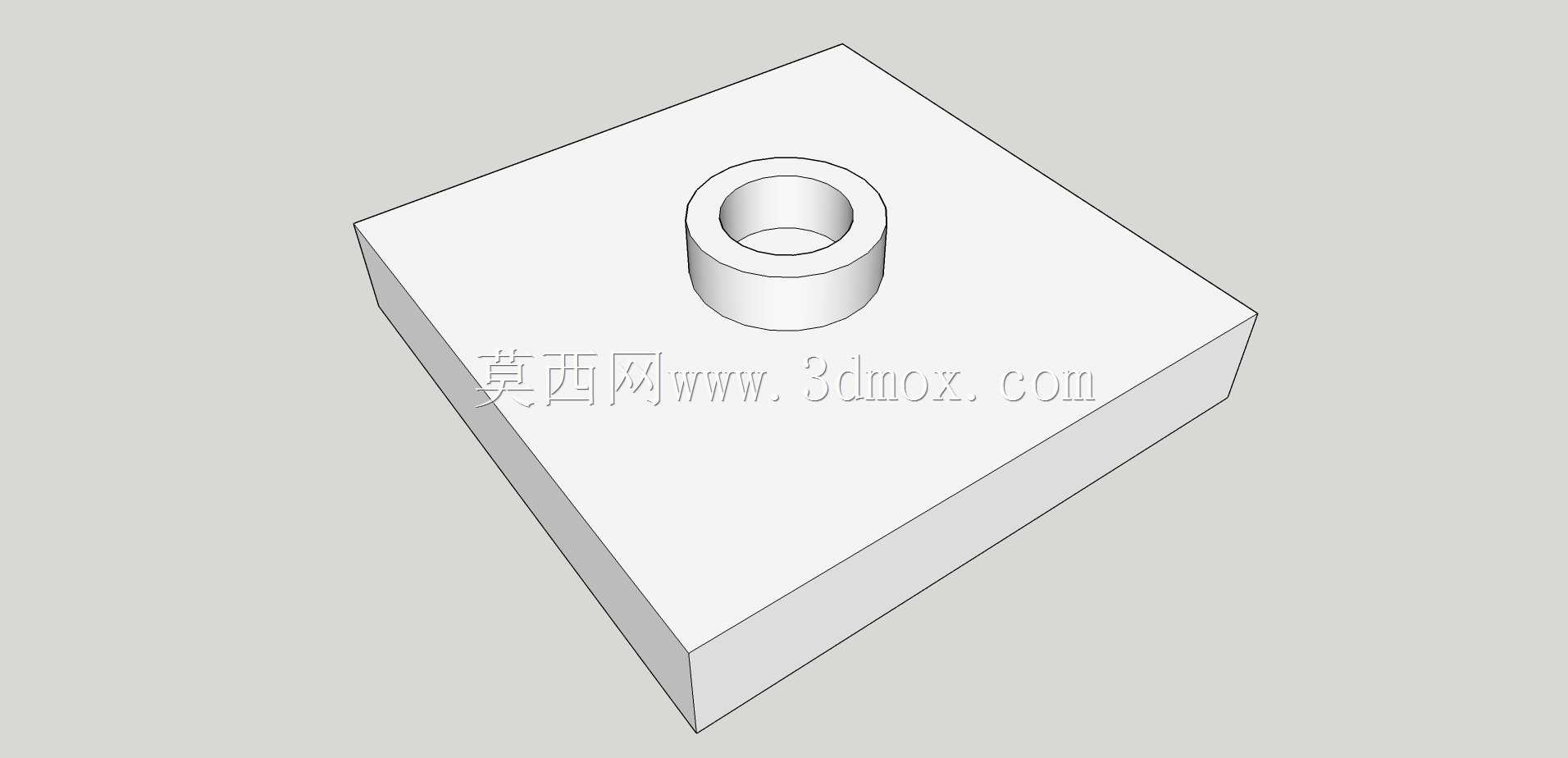 乐高积木板-2X2,带一个旋钮