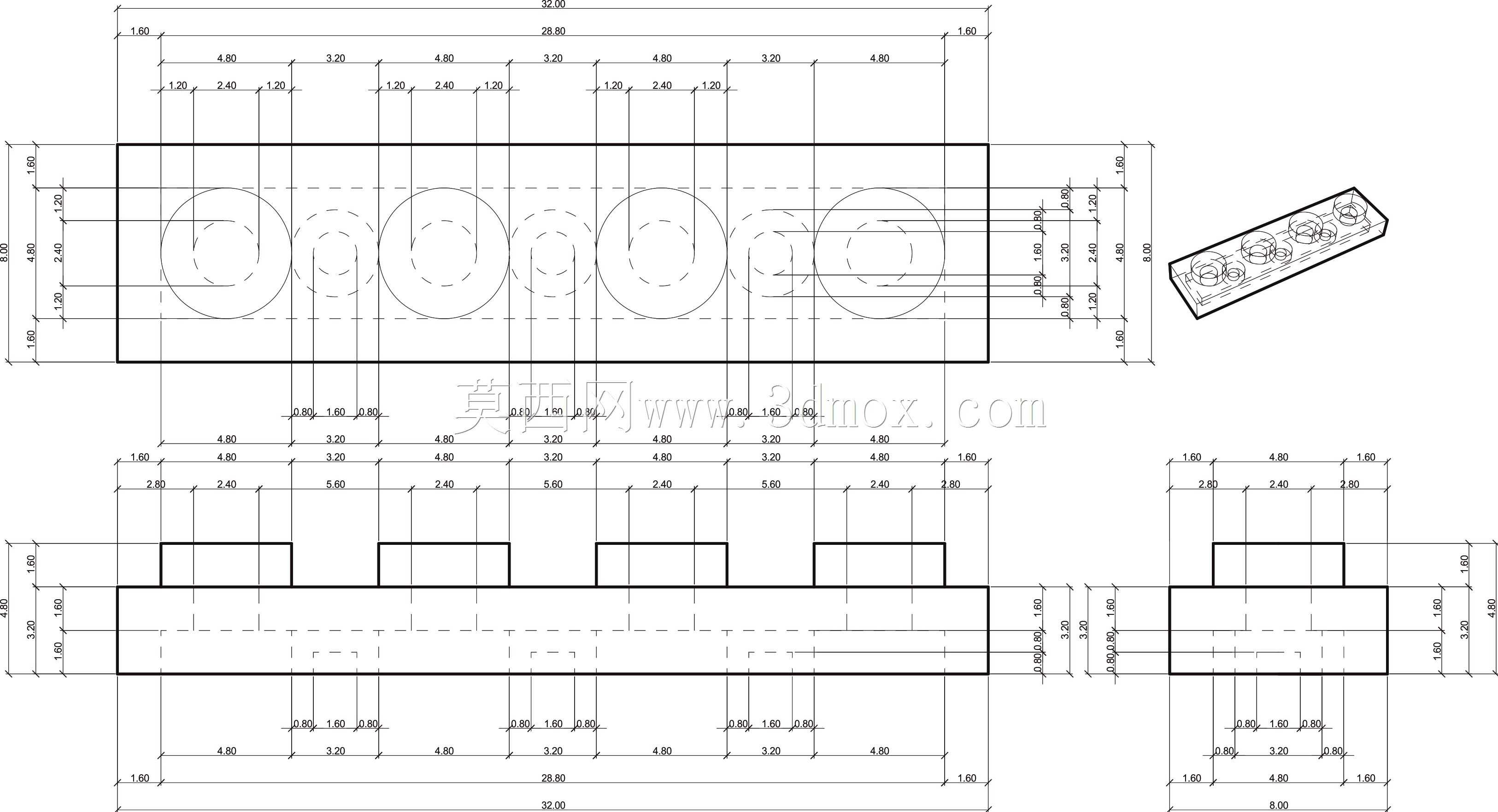 �ָ߻�ľ��-1X4