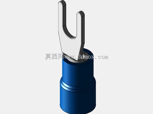 绝缘铲形端子(蓝色)