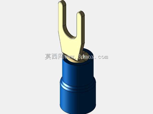 绝缘铲形端子(蓝色)