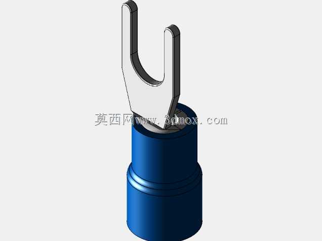 绝缘铲形端子(蓝色)
