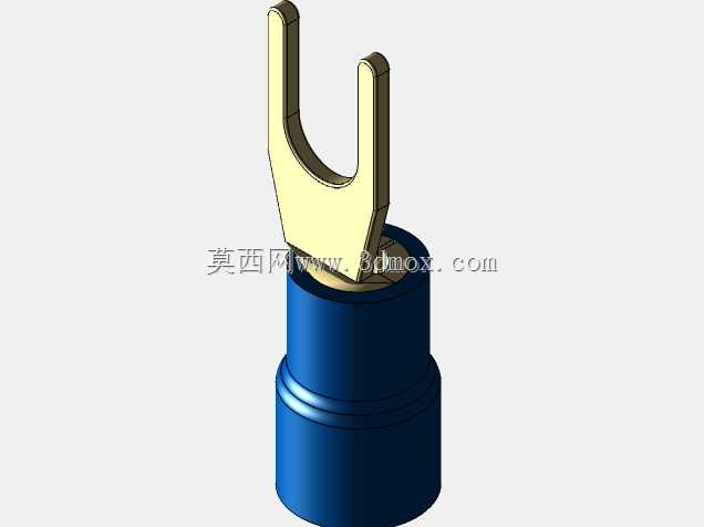 绝缘铲形端子(蓝色)
