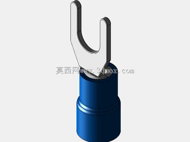 绝缘铲形端子(蓝色)