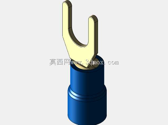绝缘铲形端子(蓝色)