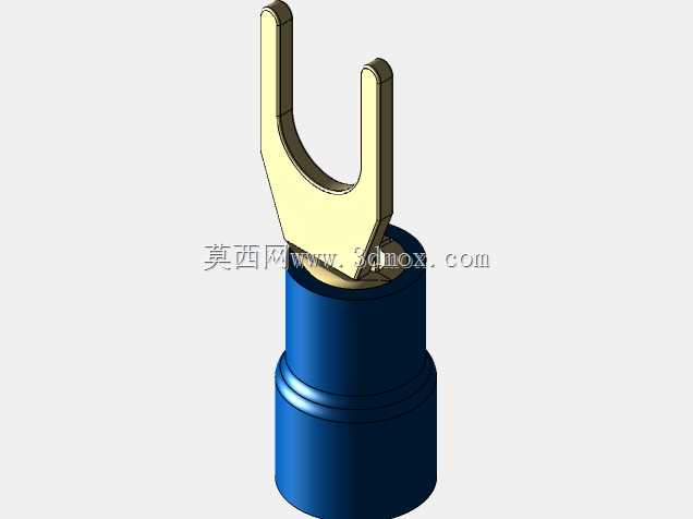 绝缘铲形端子(蓝色)