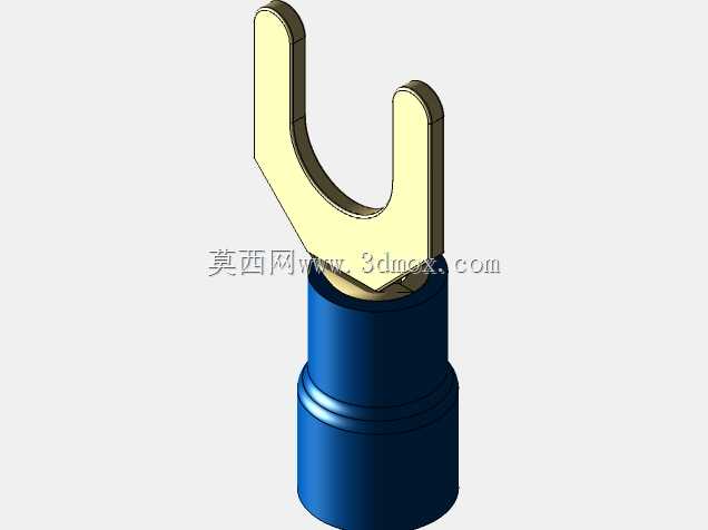 绝缘铲形端子(蓝色)