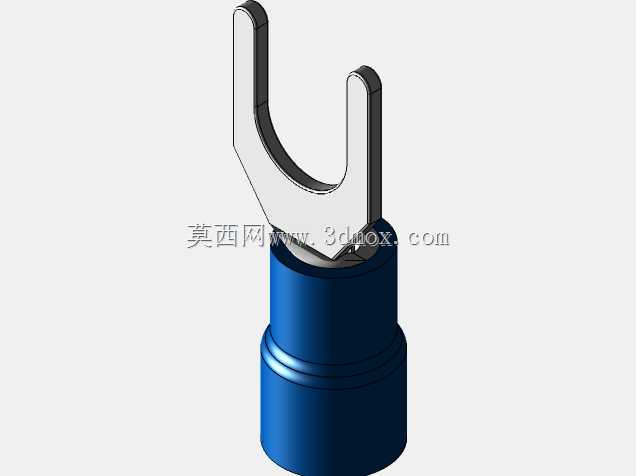 绝缘铲形端子(蓝色)