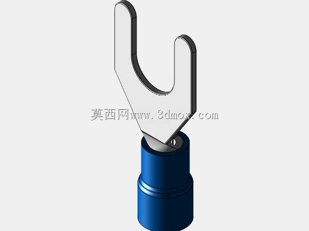 绝缘铲形端子(蓝色)