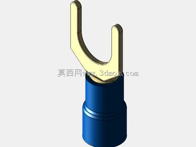 绝缘铲形端子(蓝色)