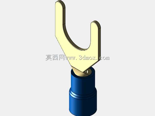 绝缘铲形端子(蓝色)