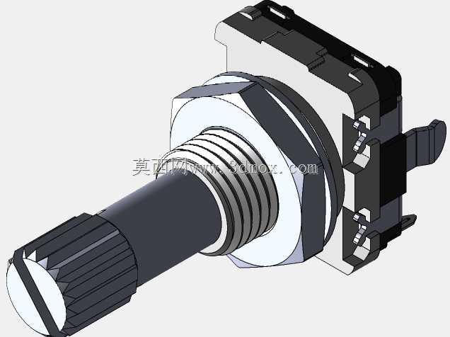 11mm金属轴旋转编码器-垂直,不带推入式开关