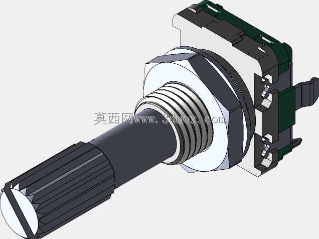11mm金属轴旋转编码器-垂直,不带推入式开关