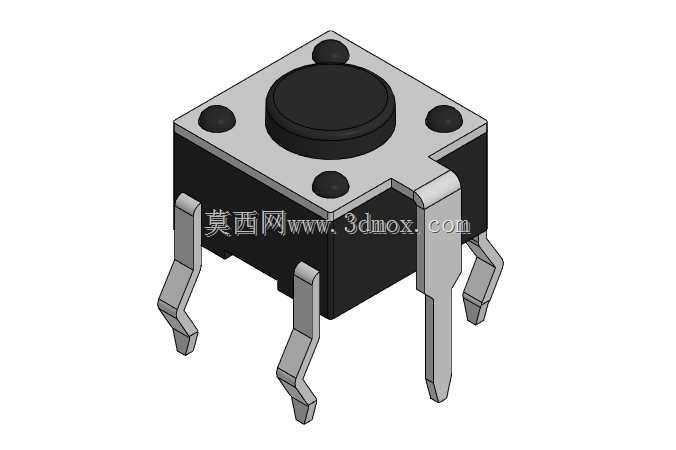 触觉开关6mm THT w接地端子