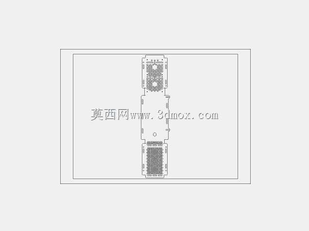 Velka3迷你itx电脑壳。FlexATX电源