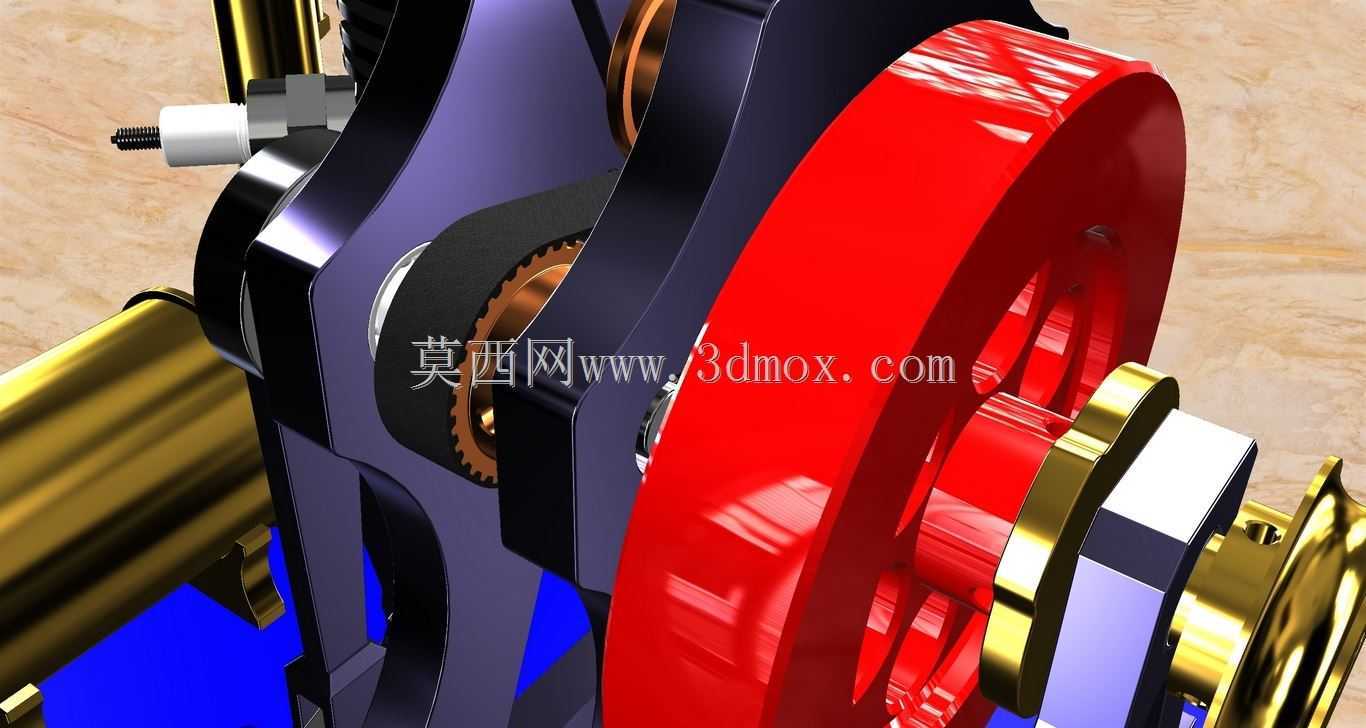 林福德二冲程对置活塞式发动机