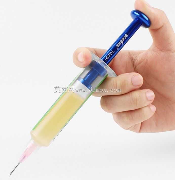 Для шприца флюса оловянно свинцового. 用于锡铅焊剂注射器。
