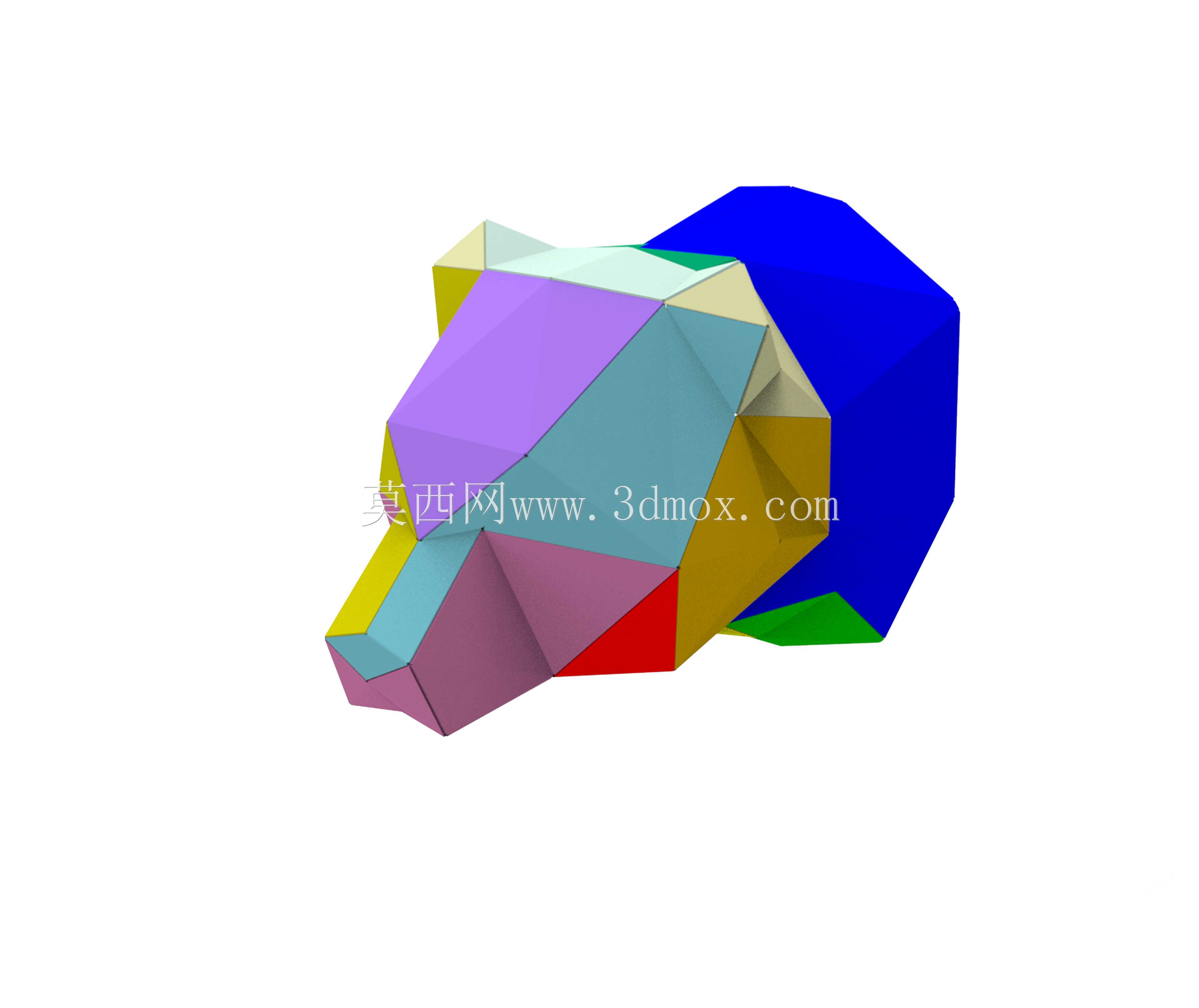 免费钣金熊头项目(dxf,PDF)
