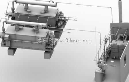 活化回收炉再活化,间接加热式回转窑