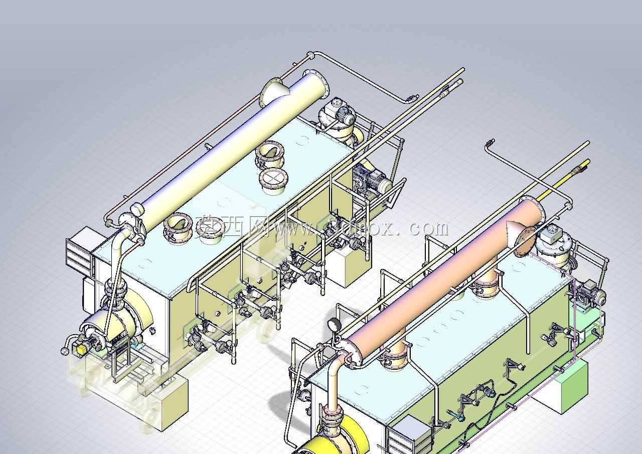 用于散装材料燃烧、干燥、活化、再生和再活化的旋转炉。