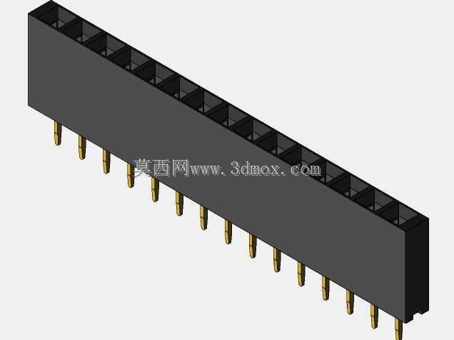 母节距连接器2.54毫米x8/x15/x19引脚