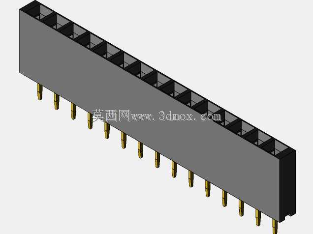 母节距连接器2.54毫米x8/x15/x19引脚