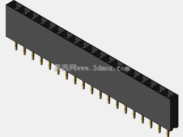 母节距连接器2.54毫米x8/x15/x19引脚