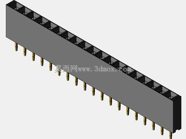 母节距连接器2.54毫米x8/x15/x19引脚