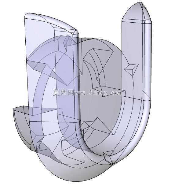 “支架”零件的三维建模