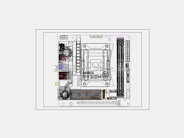 ROG X570-I主板组件