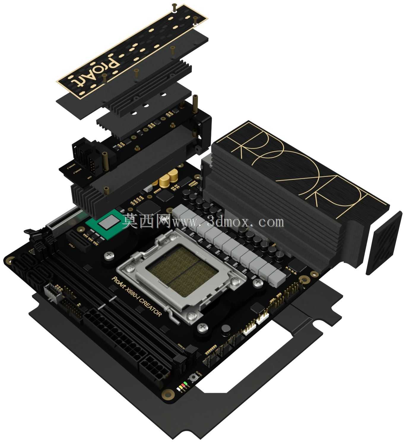 想象中的华硕X680 ProArt主板
