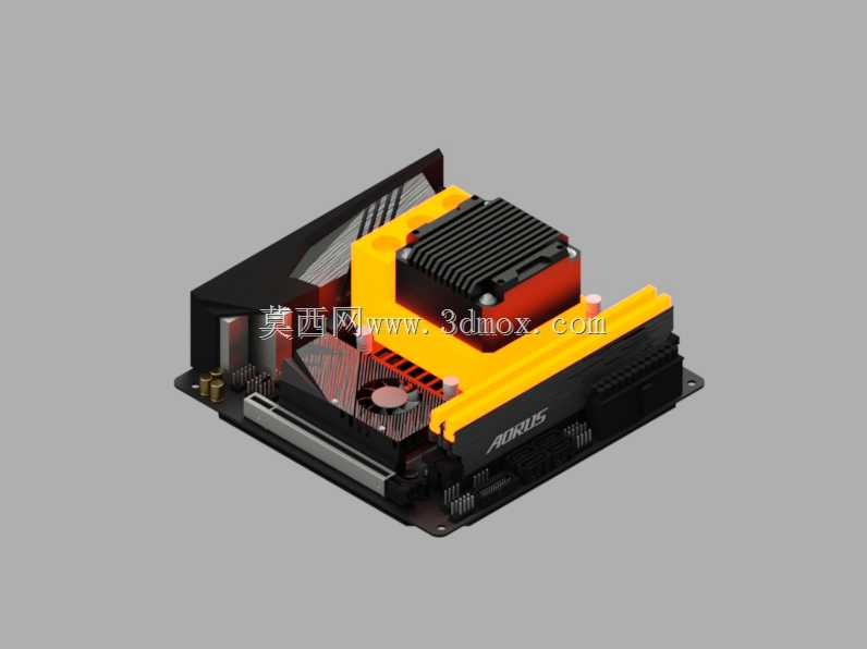 Aorus X570 i主板组件