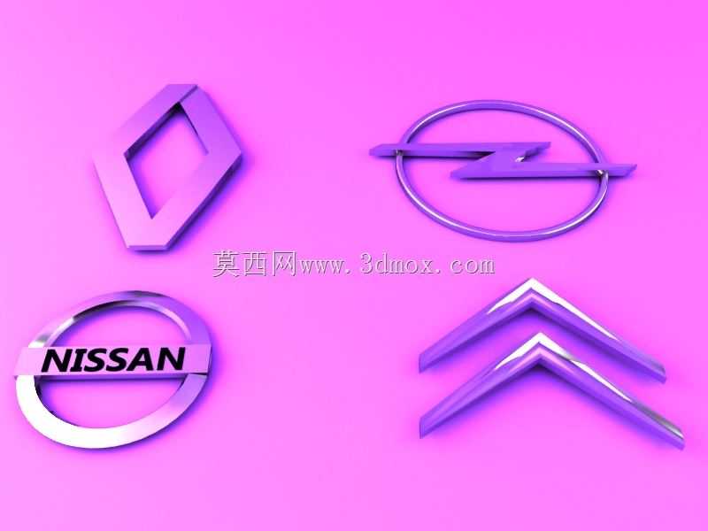 徽标汽车第2部分,DXF,3DS MAX