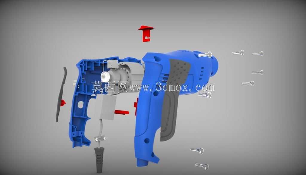电钻.电动工具.Pro 3D工程师