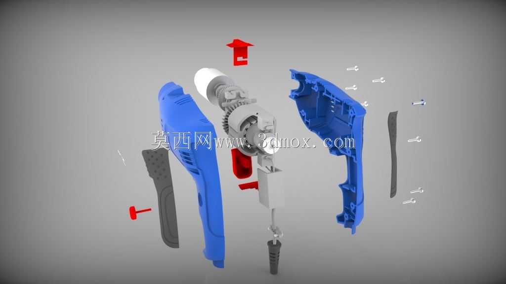 电钻.电动工具.Pro 3D工程师