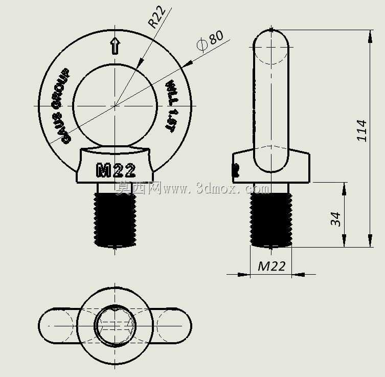 ������˨M22 DIN580