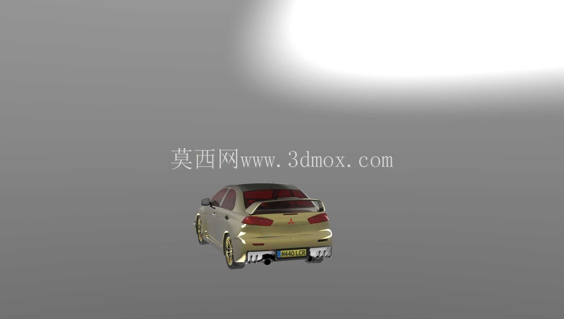 三菱evo x的效果图