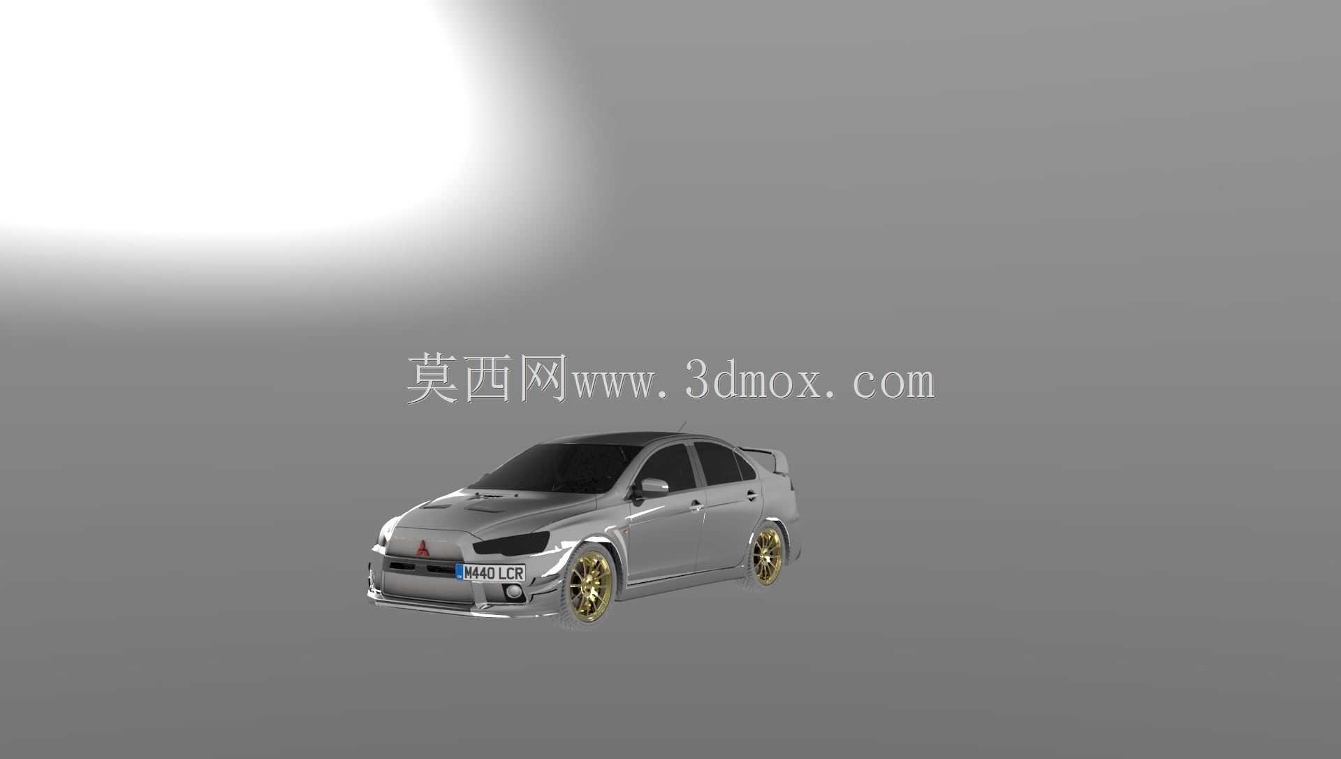 三菱evo x的效果图