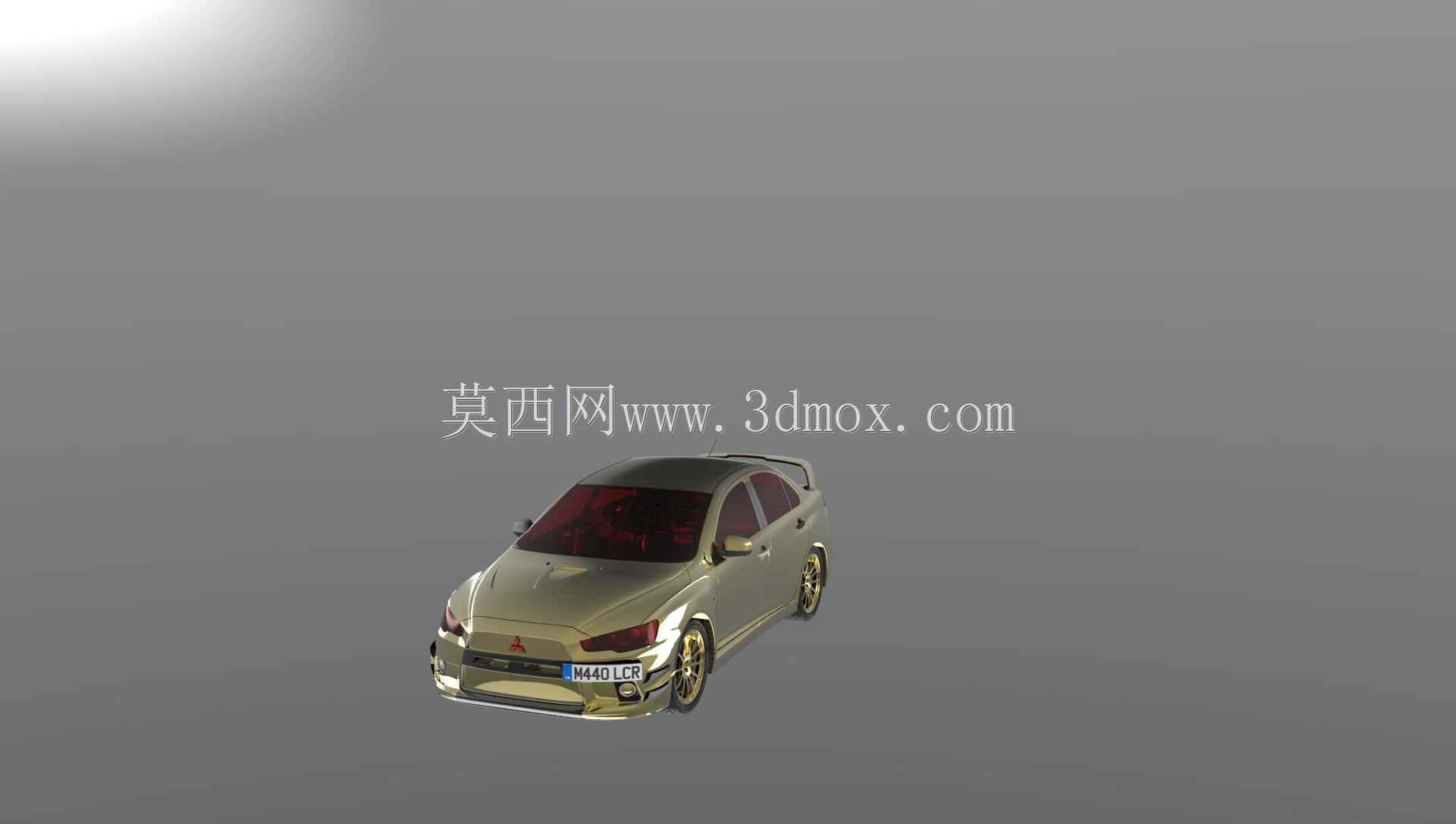 三菱evo x的效果图