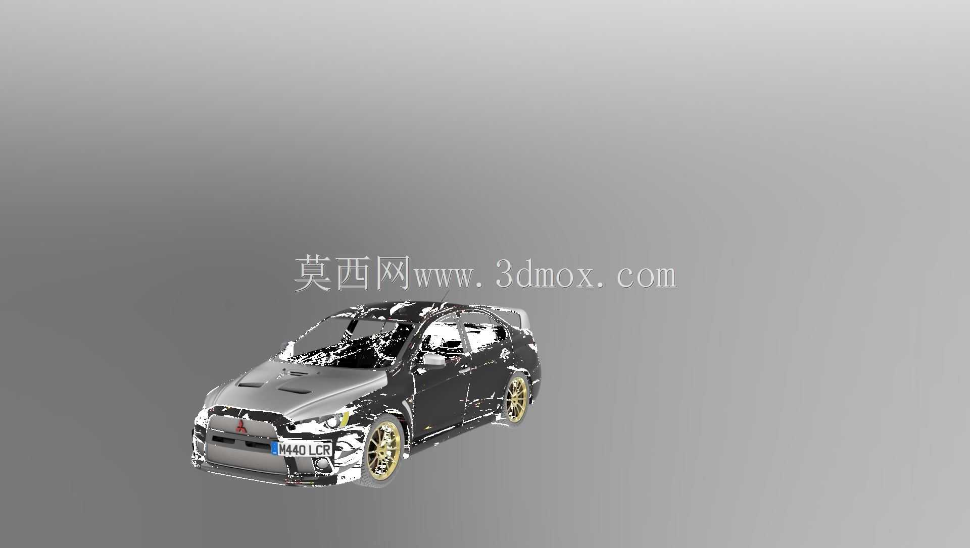 三菱evo x的效果图