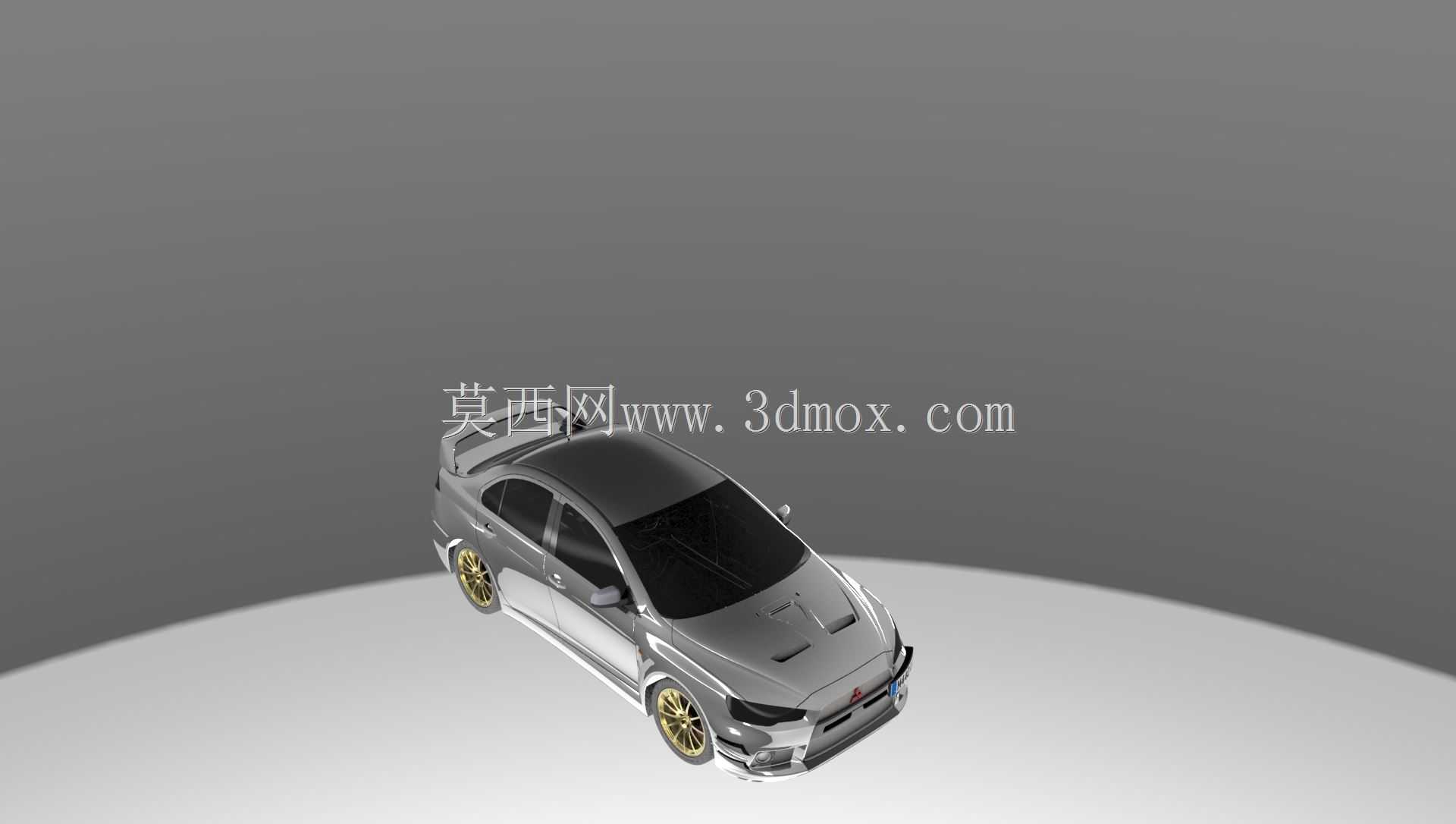 三菱evo x的效果图
