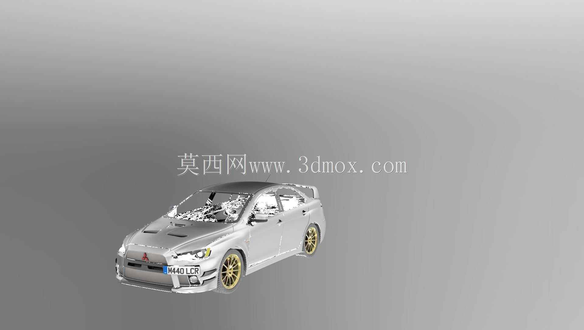 三菱evo x的效果图