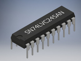 SN74LVC245A八进制总线收发器PDIP