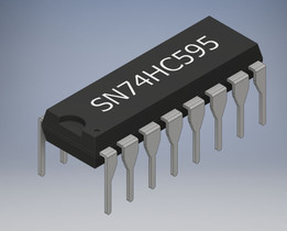 SN74HC595移位寄存器DIP