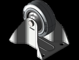 Kolo stabilno 80mm-Serija PF-siva elasti?na guma