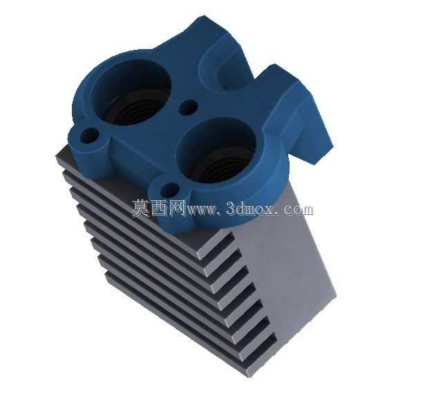 Cyclops铝制冷却器dzino3D 2020v4支架